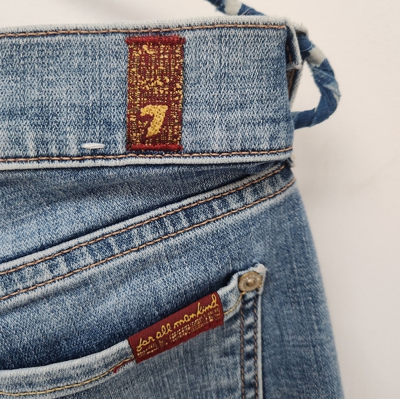 NWOT-For All Mankind Women Designer Tailorless Dojo In Heidi  Jeans Size:32 - Picture 9 of 14